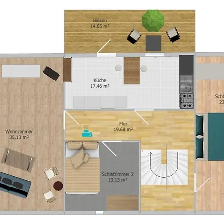 Wildholz Sachsen Apartment Weidenhain